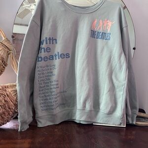 The Beatles Women’s Teal Sweater